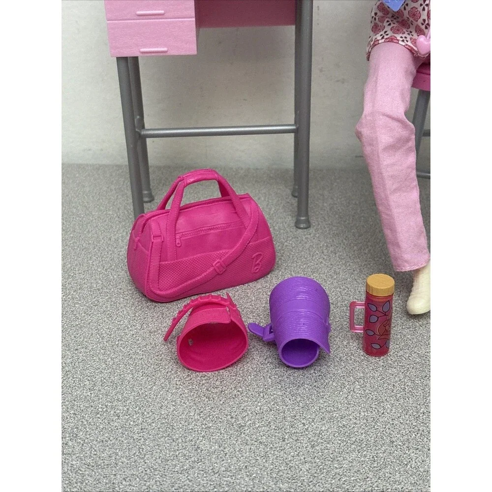 Barbie Medical Doctor Doll with Replacement Parts Accessories Lot Incomplete Set